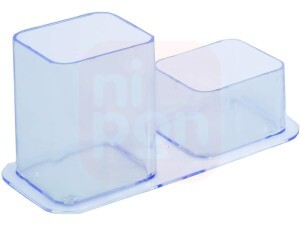 Porta Caneta Duplo Cristal - Dello