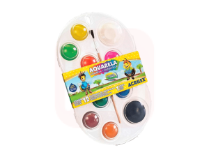 Aquarela 12 Cores - Acrilex