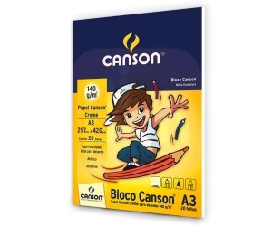 Bloco de Desenho A3 140g 20 Folhas - Canson