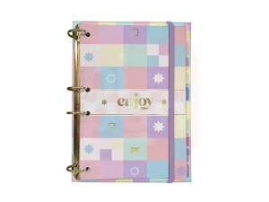 Caderno Fichário Colegial Enjoy 144 Folhas Dac