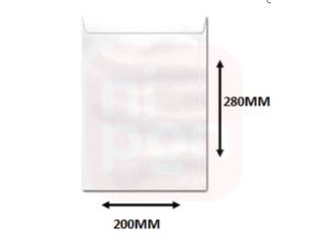 Envelope saco BRANCO 200X280mm