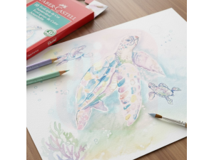 Lápis de Cor 10 Cores Pastel Aquarelável – Faber-Castell 