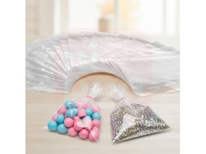 Saco Celofane Transparente 10x15cm com 100 Unidades